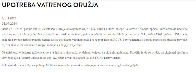 Bosnia-and-Herzegovina-avmp/Upotreba-vatrenog-oruzja-_-Ministarstvo-unutrasnjih-poslova-Ka