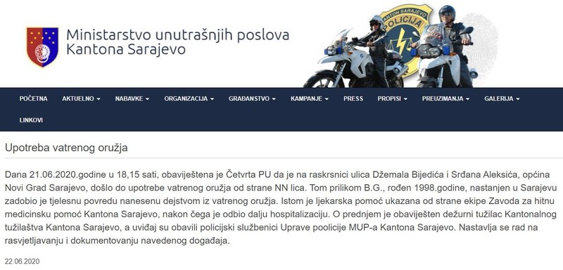 Bosnia-and-Herzegovina-avmp/Upotreba-vatrenog-oruzja-u-Sarajevu