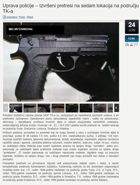 Bosnia-and-Herzegovina-avmp/Uprava-policije--Izvrseni-pretresi-na-sedam-lokacija-na-podruc
