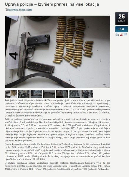 Bosnia-and-Herzegovina-avmp/Uprava-policije--Izvrseni-pretresi-na-vise-lokacija--Ministars
