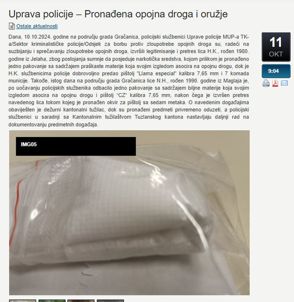 Bosnia-and-Herzegovina-avmp/Uprava-policije--Pronadena-opojna-droga-i-oruzje--Ministarstvo_1