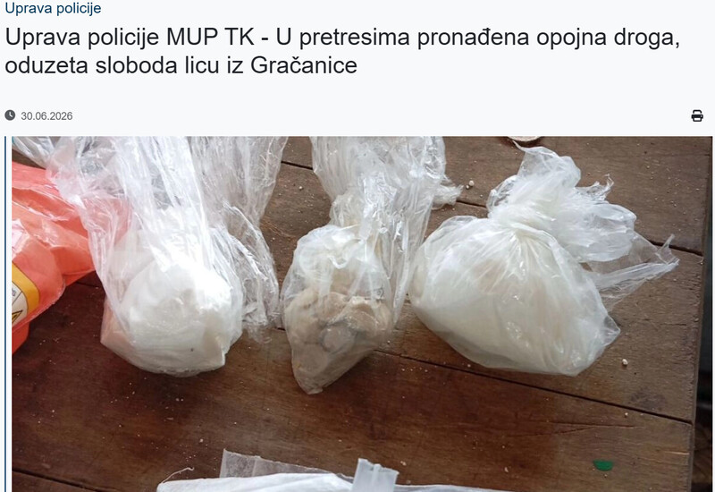 Bosnia-and-Herzegovina-avmp/Uprava-policije-MUP-TK---U-pretresima-pronadena-opojna-droga-oduzeta-sloboda-licu-iz-Gracanice_1