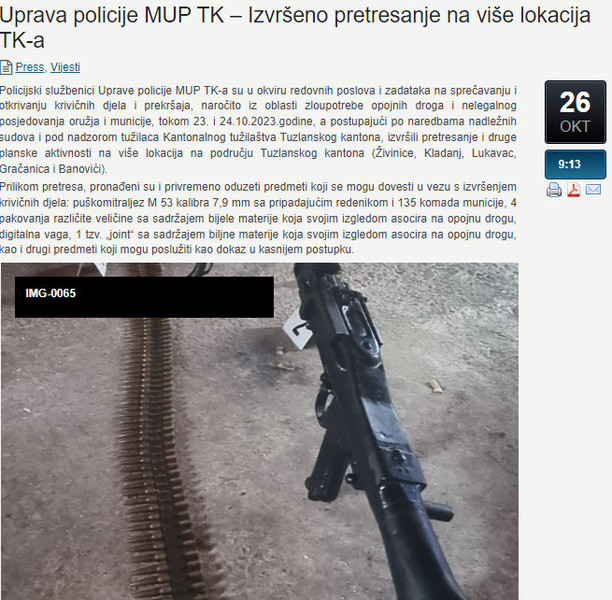 Bosnia-and-Herzegovina-avmp/Uprava-policije-MUP-TK--Izvrseno-pretresanje-na-vise-lokacija_1