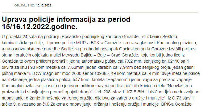 Bosnia-and-Herzegovina-avmp/Uprava-policije-informacija-za-period-15-i-16.12.2022.godine