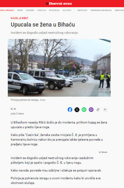 Bosnia-and-Herzegovina-avmp/Upucala-se-zena-u-Bihacu