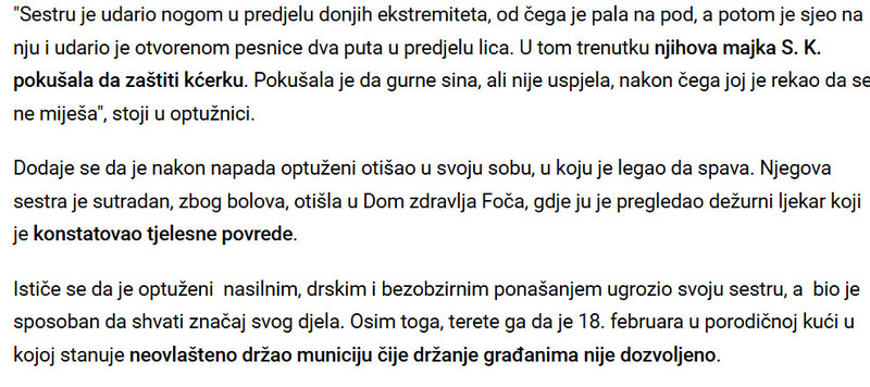 Bosnia-and-Herzegovina-avmp/Uzas-u-Cajnicu-Brat-pretukao-sestru-sjeo-na-nju-i-samarao-je-majka-pokusala-da-je-spasi_1