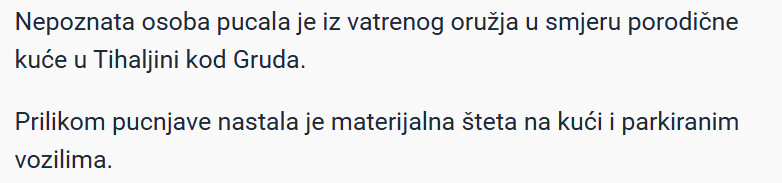 Bosnia-and-Herzegovina-avmp/Uzas-u-Hercegovini-Nepoznata-osoba-pucala-na-porodicnu-kucu-i-automobile