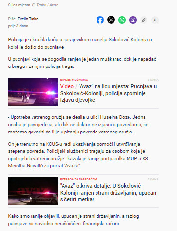 Bosnia-and-Herzegovina-avmp/Video-_-Policija-okruzila-kucu-u-kojoj-je-doslo-do-pucnjave_-R