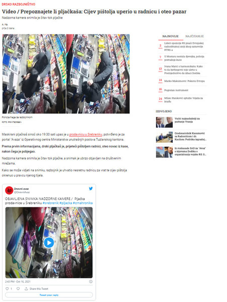 Bosnia-and-Herzegovina-avmp/Video-_-Prepoznajete-li-pljackasa_-Cijev-pistolja-uperio-u-rad