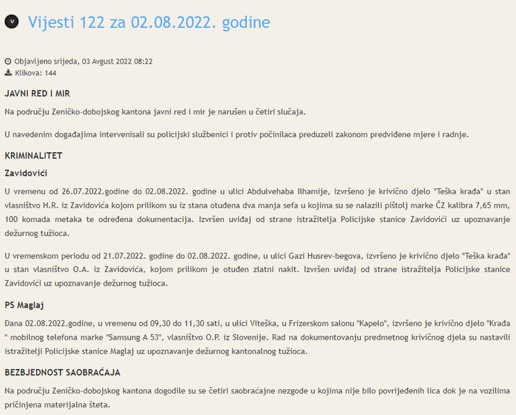 Bosnia-and-Herzegovina-avmp/Vijesti-122-za-02.08.2022.-godine