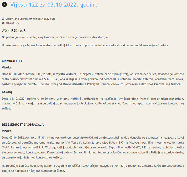 Bosnia-and-Herzegovina-avmp/Vijesti-122-za-03.10.2022.-godine