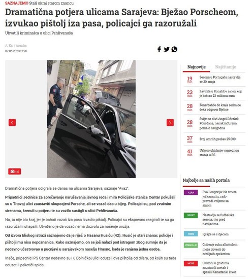 Bosnia-and-Herzegovina-avmp/Weapon-seizure-pistol