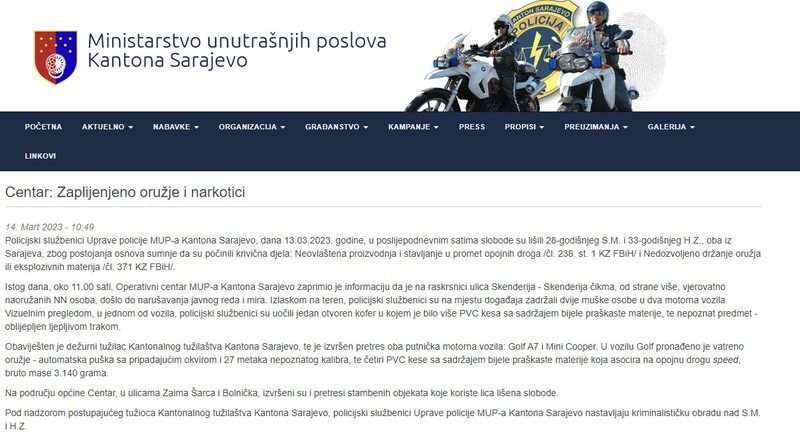 Bosnia-and-Herzegovina-avmp/Zaplenjeno-oruzje-i-narkotici