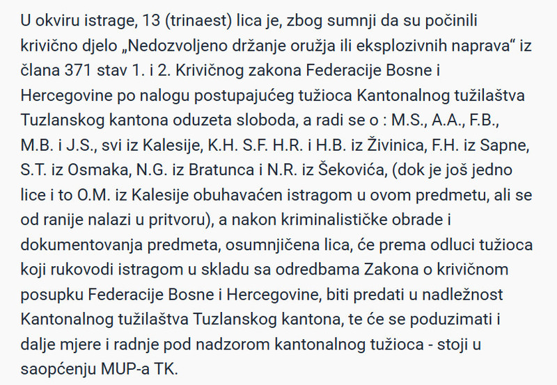 Bosnia-and-Herzegovina-avmp/Zavrseni-pretresi-u-Kalesiji-Zivinicama-i-vise-gradova-u-RS-Uhapseno-13-osoba-pronadeno-oruzje_3