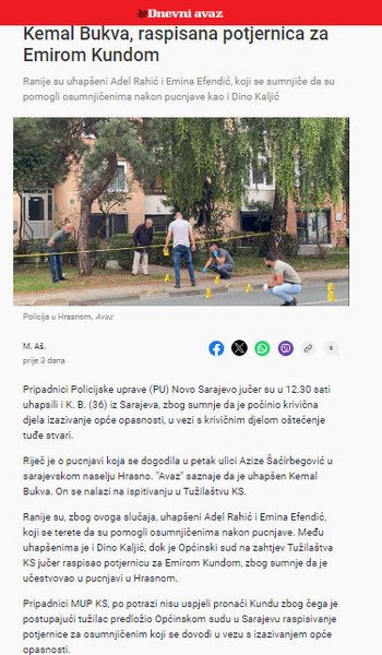 Bosnia-and-Herzegovina-avmp/Zbog-pucnjave-u-Hrasnom-uhapseno-pet-osoba_-Otkrivamo-imena-po