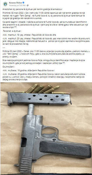 Kosovo-avmp/01-PrishtineArmedRobbery