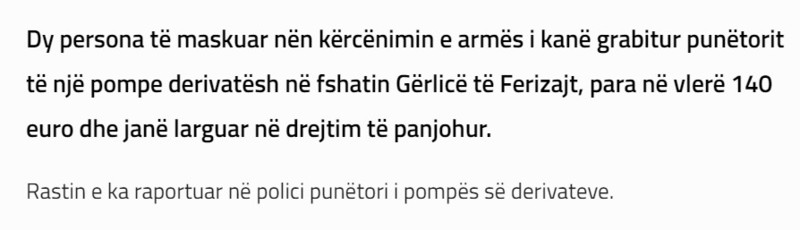 Kosovo-avmp/19-Jan-2019-Ferizaj