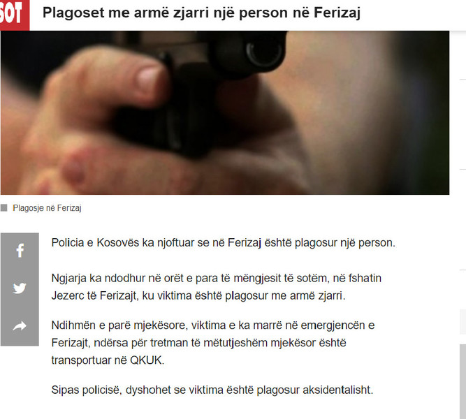 Kosovo-avmp/31-Jan-2019-Ferizaj