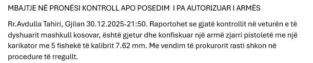 Kosovo-avmp/Gjilan-30-Dec-2025_