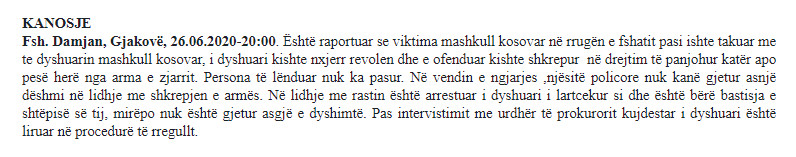 Kosovo-avmp/Kanosje-Gjakove