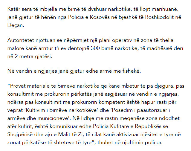 Kosovo-avmp/Kapen-300-bim-narkotike-t-mbjella-n-bjeshkn-e-Deanit-image