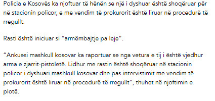 Kosovo-avmp/Nj-personi-n-Pej-i-vidhet-pistoleta
