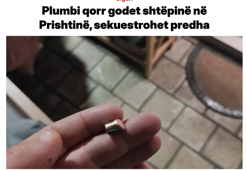 Kosovo-avmp/Plumbi-qorr-godet-shtpin-n-Prishtin-sekuestrohet-predha_1