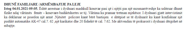 Kosovo-avmp/dhune-familjare-ne-istog