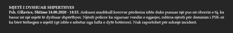 Kosovo-avmp/explosive-device-shtime