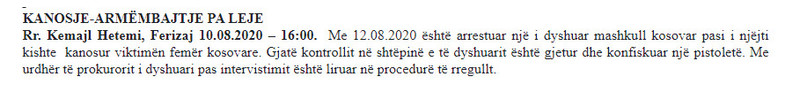 Kosovo-avmp/ferizaj-10.08