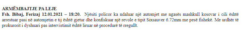 Kosovo-avmp/ferizaj-12.01