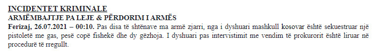 Kosovo-avmp/ferizaj-26.07