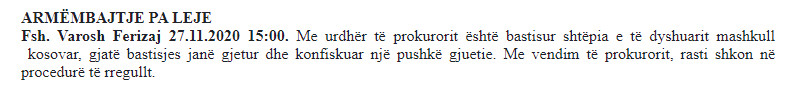 Kosovo-avmp/ferizaj-27.11