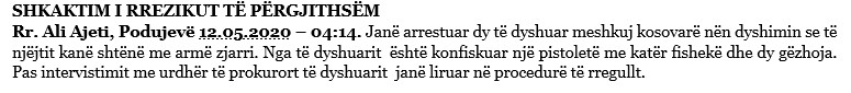 Kosovo-avmp/firearm-shot-podujeve