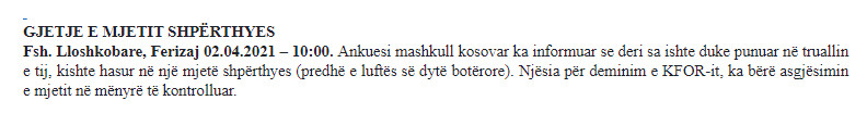 Kosovo-avmp/fshati-lloshkobare