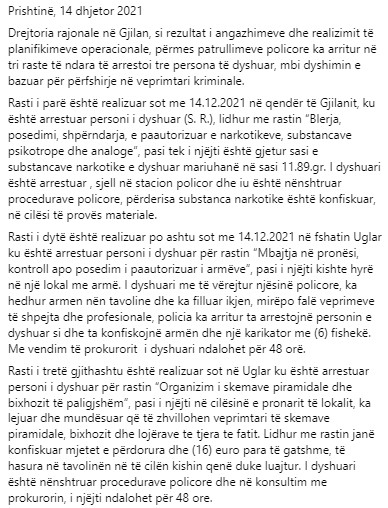 Kosovo-avmp/gjilan-14-dhjetor