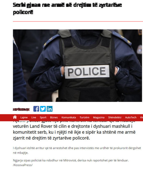 Kosovo-avmp/gjuan-me-arme-policin