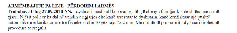 Kosovo-avmp/istog-27.09