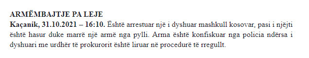 Kosovo-avmp/kacanik-31.10