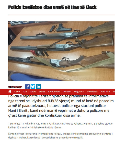 Kosovo-avmp/konfiskohen-arme-ne-han-elez
