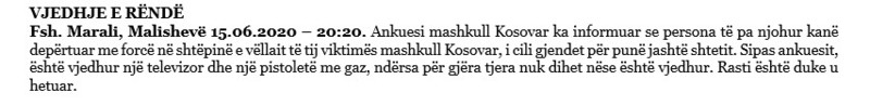 Kosovo-avmp/malisheve--burglary