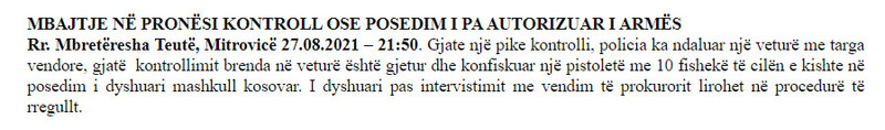 Kosovo-avmp/mitrovice-27.08