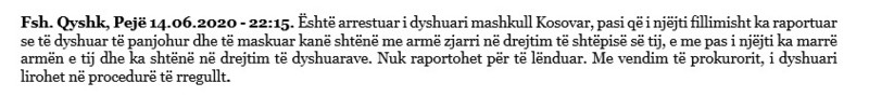 Kosovo-avmp/peje--gunshot