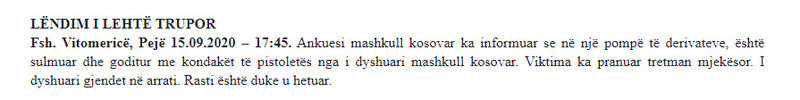 Kosovo-avmp/peje-15.09