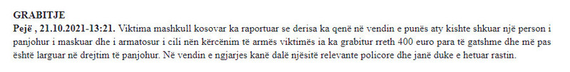 Kosovo-avmp/peje-21.10