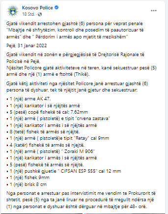 Kosovo-avmp/peje-31-janar