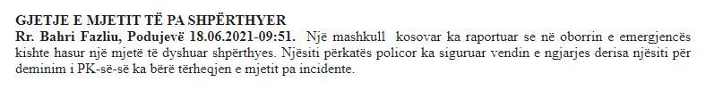 Kosovo-avmp/podujeve-18.06