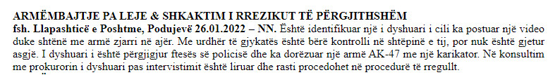 Kosovo-avmp/podujeve-26.01