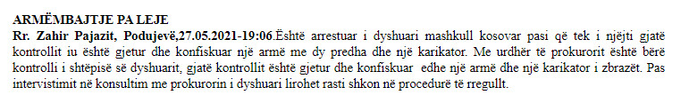 Kosovo-avmp/podujeve-27.05
