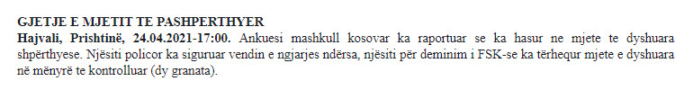Kosovo-avmp/prishtine-25.04-hajvali